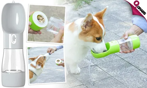 Multifunctional Food/Water Bottle for Pets!